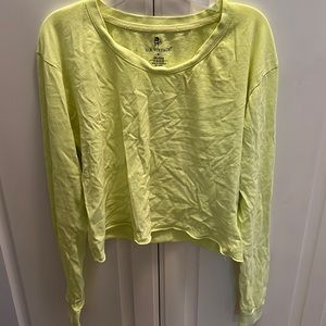 US Vintage Yellow Long Sleeve T